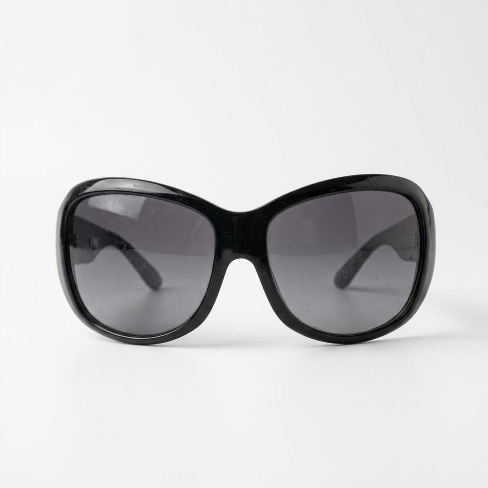 Authentic Christian Dior Black Promenade 2 Oversized Sunglasses with Case